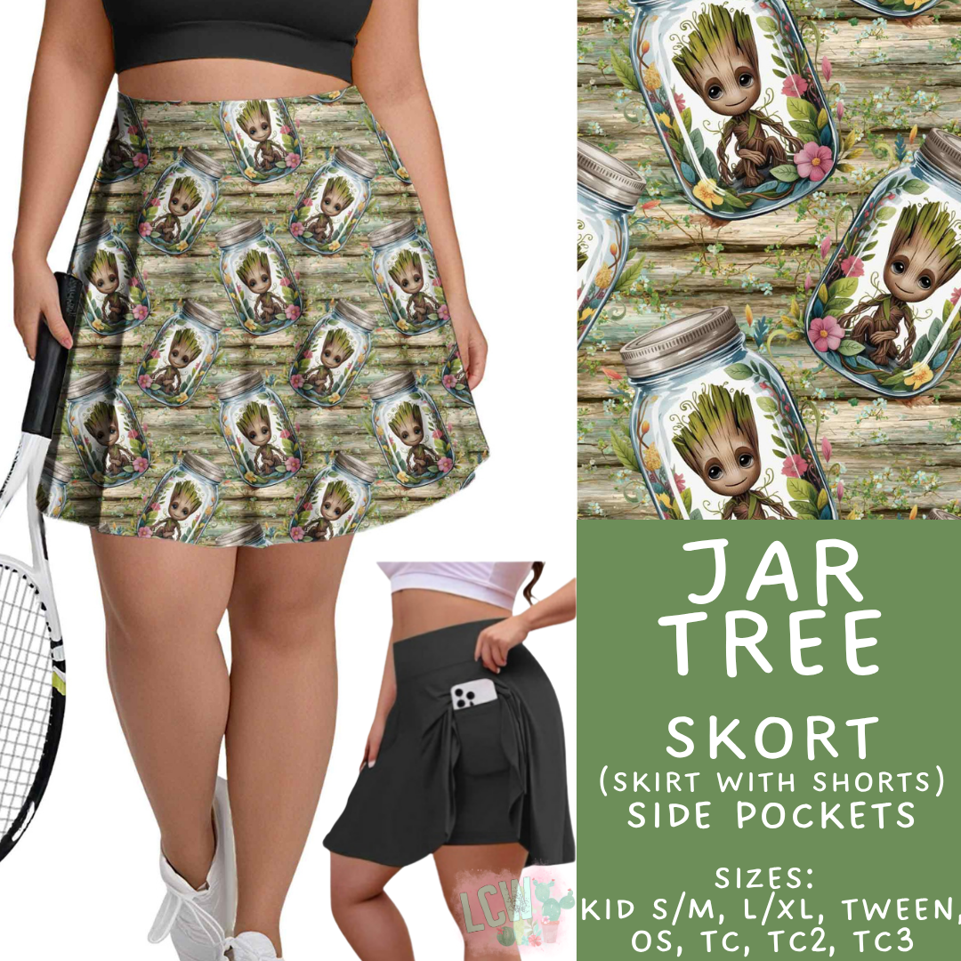 Batch #529 - Floral Jar Collection - Closes 5/13 - ETA mid July - Jar Tree Skort