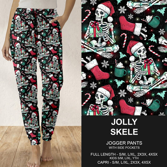 B313 - Preorder Jolly Skele Joggers (Closes 9/20. ETA: late Nov.)