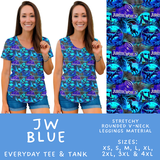 Batch #601 - Cool Characters 19 - Closes 10/21 - ETA mid Dec - JW Blue Everyday Tank & Tee