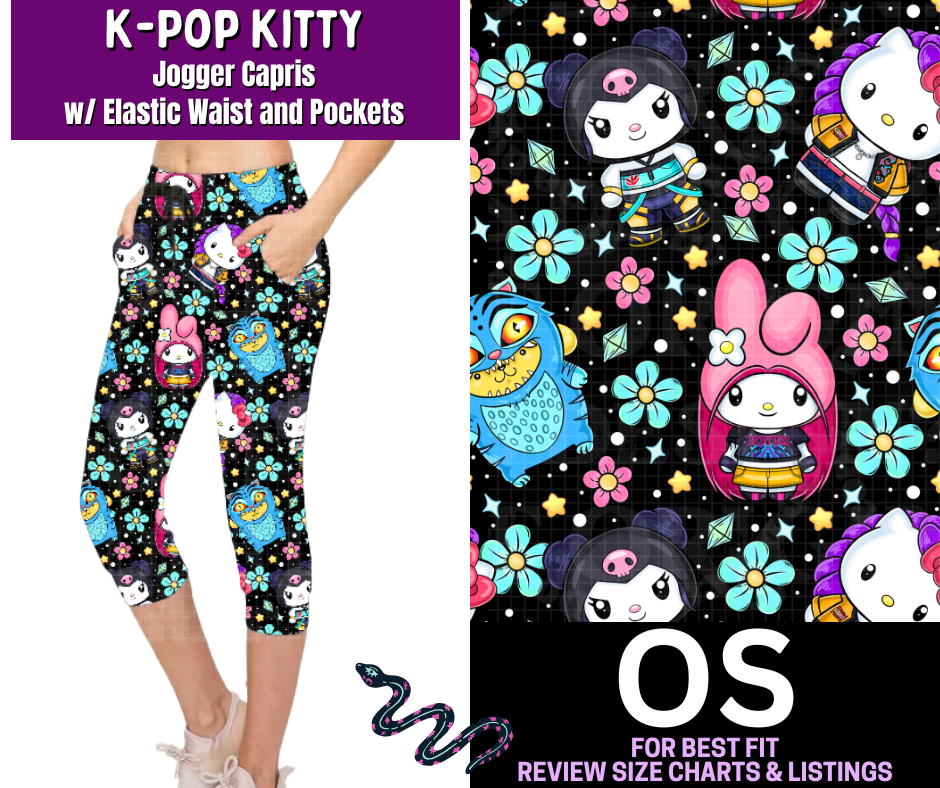 K-Pop Kitty Jogger Capri