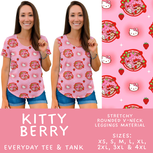 Batch #603 - September Request Run - Closes 10/26 - ETA mid/late Dec - Kitty Berry Everyday Tank & Tee