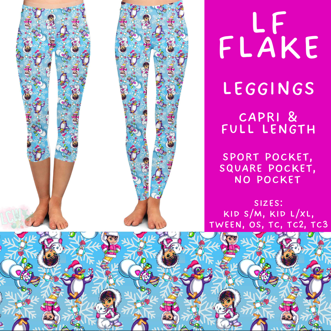 Batch #606 - Magical Character Winter - Closes 10/30 - ETA late Dec - LF Flake Full and Capri Length Leggings