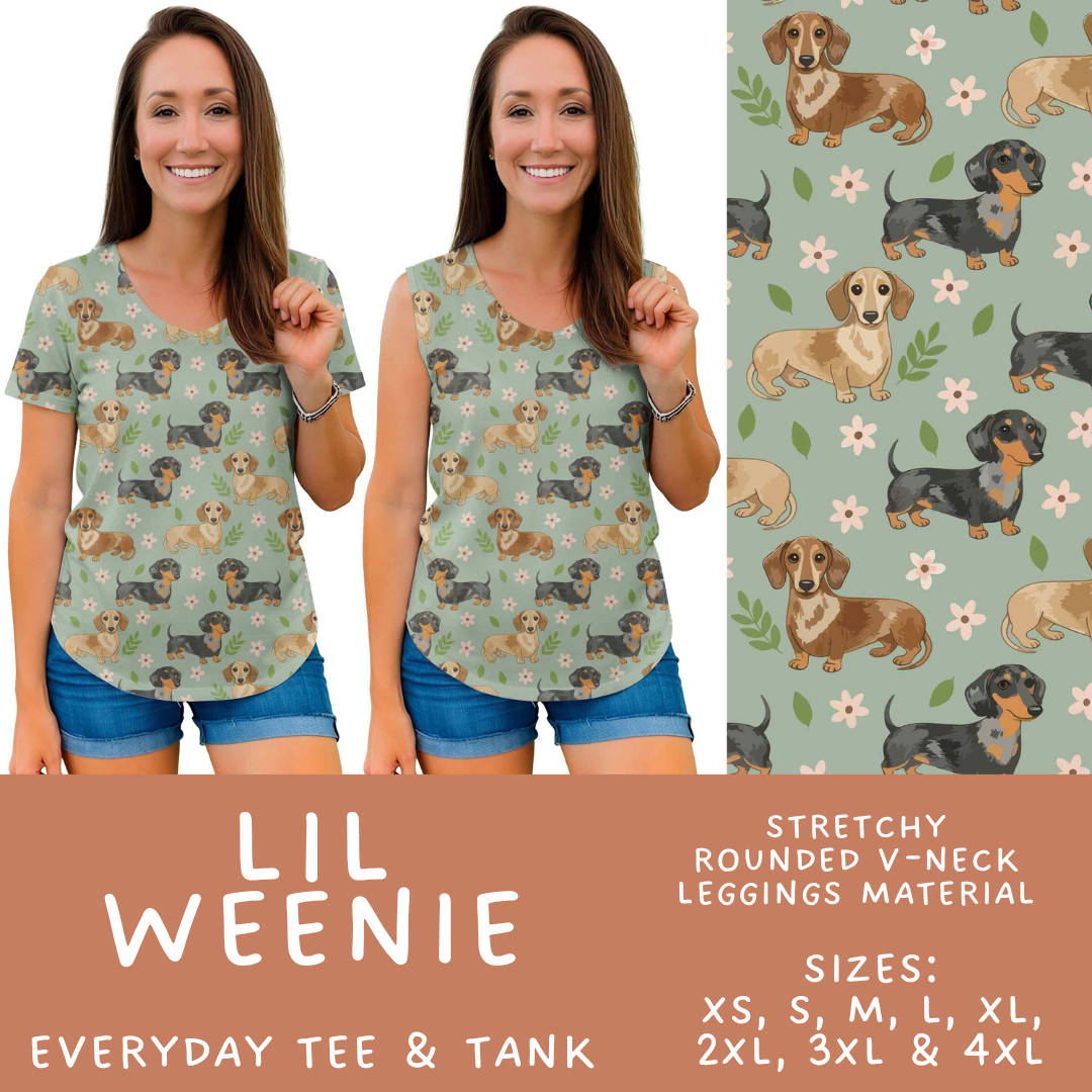 Batch #578 - July Request Run - Closes 8/31 - ETA late October - Lil Weenie Everyday Tank & Tee