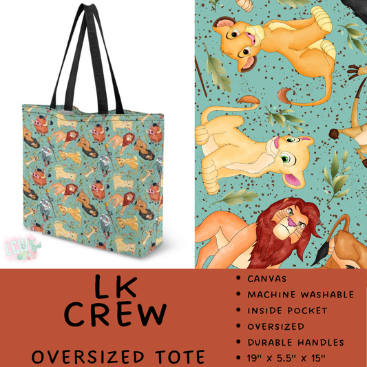 Batch #495 - Travel Collection - Closes 2/23 - ETA late April - LK Crew Oversized Totes