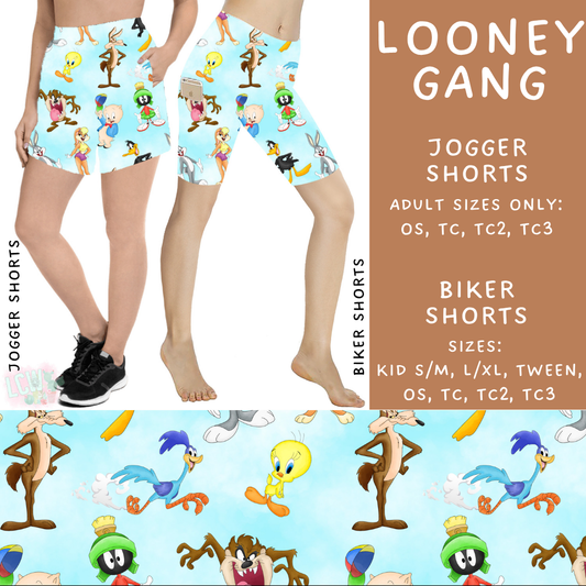Ready To Ship - Looney Gang Biker Shorts - TC2