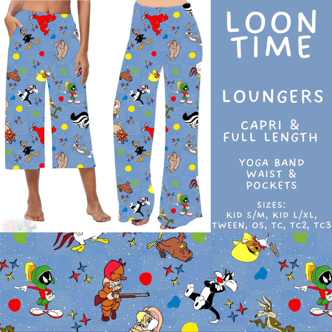 Batch #586 - Cool Characters 18 - Closes 9/16 - ETA mid Nov - Loon Time Capri and Full Length Loungers