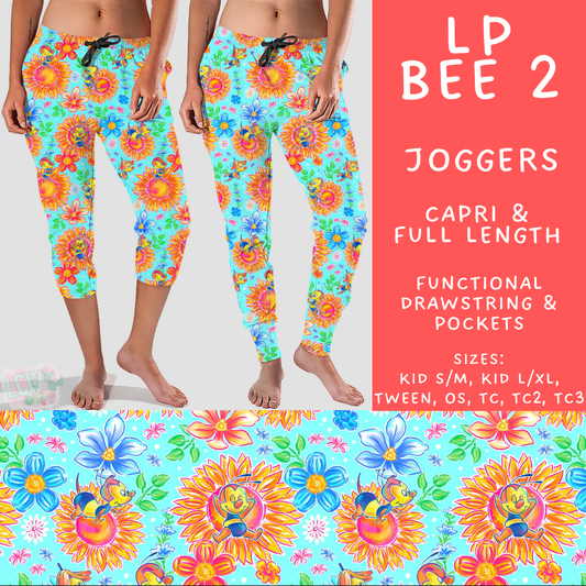 Batch #553 - LP Collection 3 - Closes 7/8 - ETA early Sept - LP Bee 2 Full and Capri Length Joggers