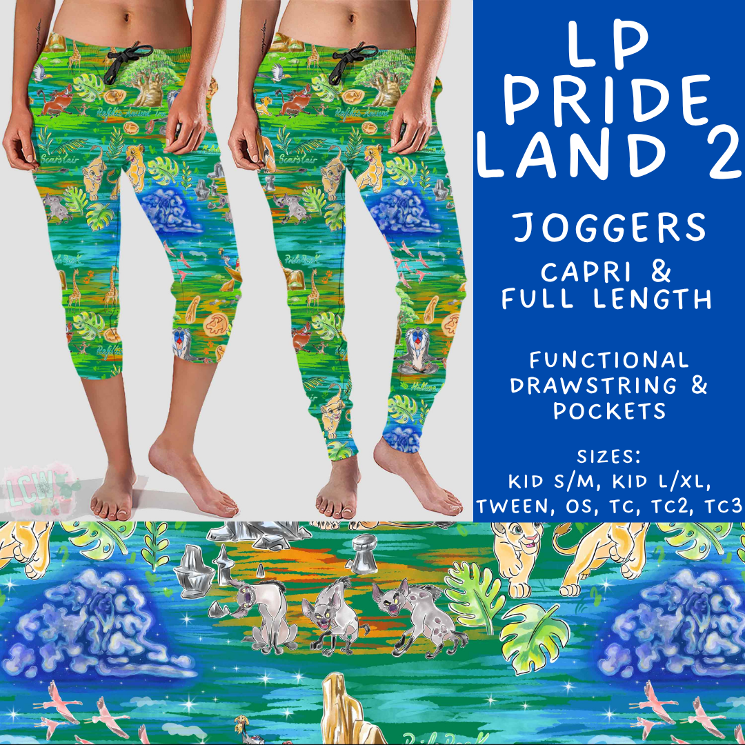 Batch #532 - LP Collection 2 - Closes 5/20 - ETA mid/late July - LP Pride Land 2 Full and Capri Length Joggers
