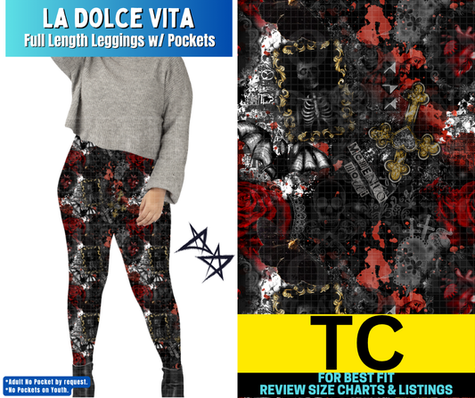 La Dulce Vita Full Length Leggings w/ Pockets