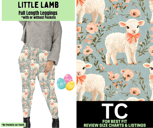 Little Lamb Full Length Leggings w/ Pockets