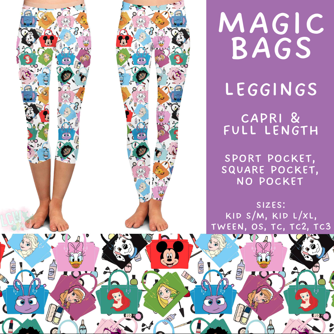 Batch #594 - Magical Faves 25 - Closes 10/5 - ETA early Dec - Magic Bags Full and Capri Length Leggings