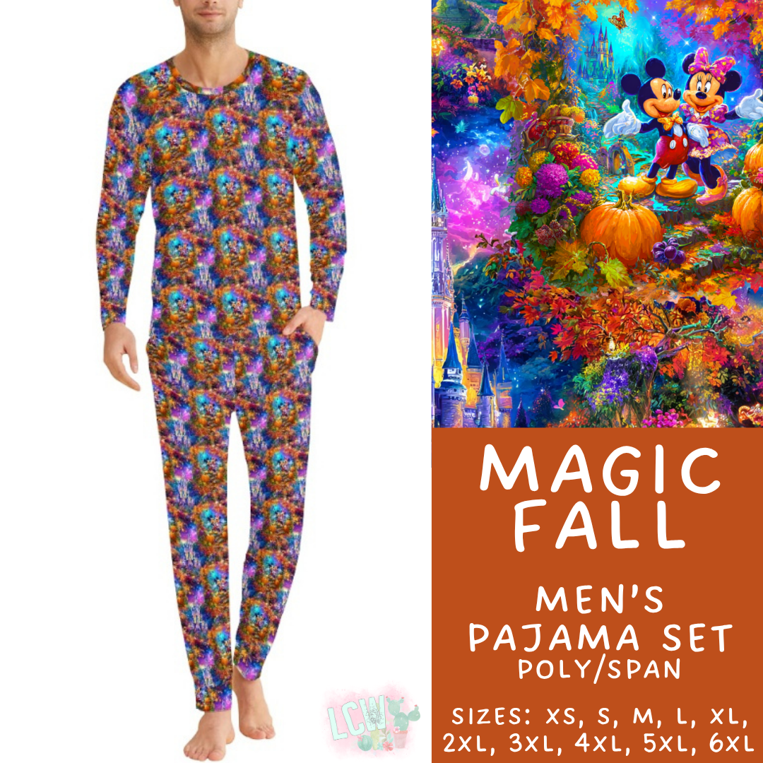 Batch #580 - Fall Family Pajamas 2 - Closes 9/4 - ETA early Nov - Magic Fall Men's Pajama Set