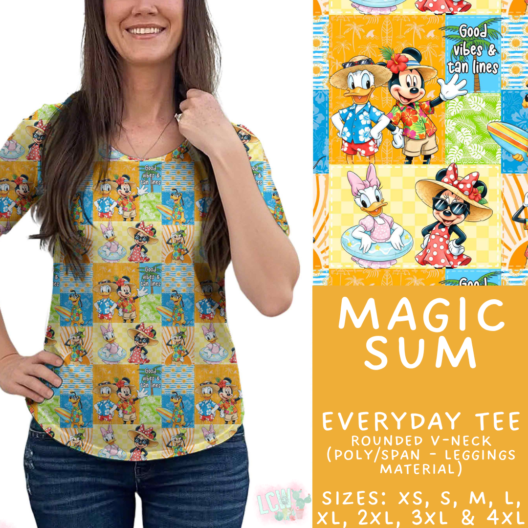Batch #552 - Magical Faves 22 - Closes 7/6 - ETA early Sept - Magic Sum Everyday Tank & Tee