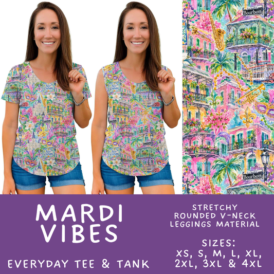 Batch #605 - Mardi Party - Closes 10/28 - ETA late Dec - Mardi Vibes Everyday Tank & Tee
