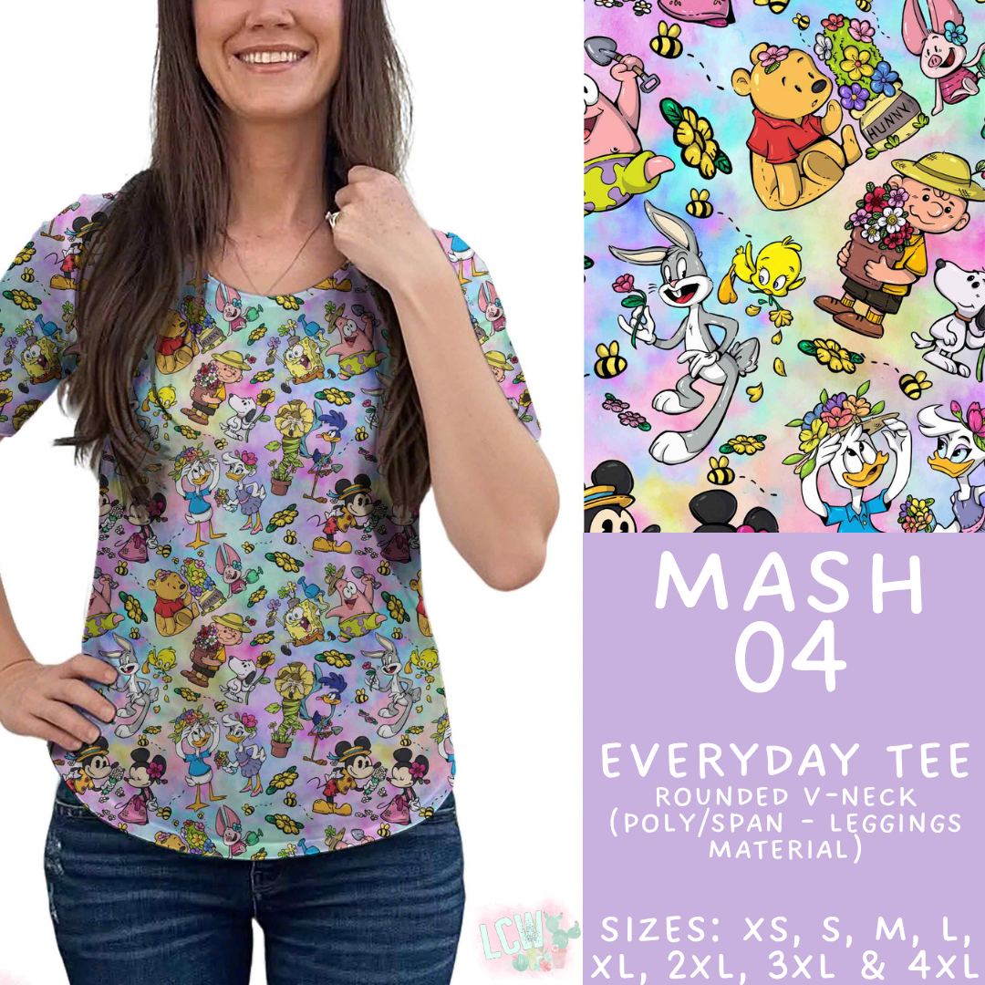 Batch #546 - Character Mash - Closes 6/22 - ETA late August - Mash 04 Everyday Tee