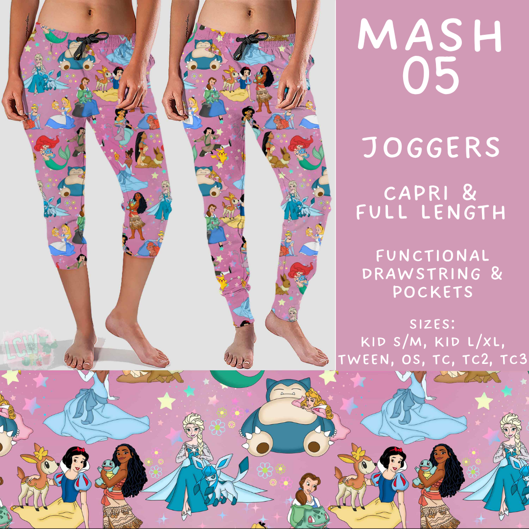 Batch #546 - Character Mash - Closes 6/22 - ETA late August - Mash 05 Full and Capri Length Joggers
