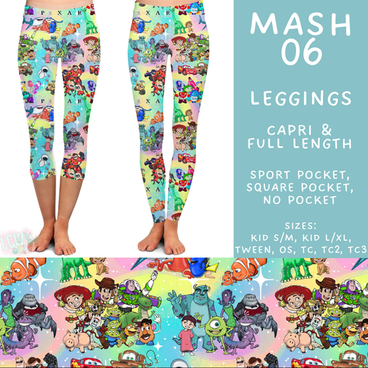 Batch #546 - Character Mash - Closes 6/22 - ETA late August - Mash 06 Full and Capri Length Leggings