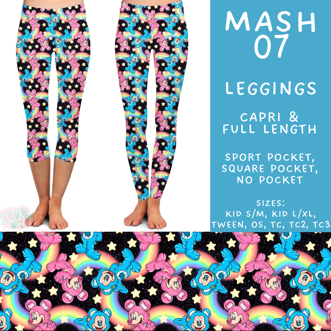 Batch #546 - Character Mash - Closes 6/22 - ETA late August - Mash 07 Full and Capri Length Leggings