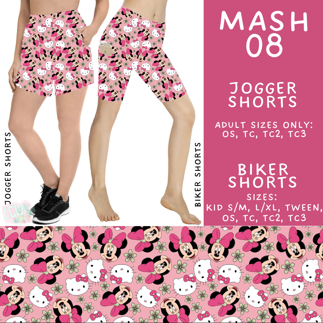 Batch #546 - Character Mash - Closes 6/22 - ETA late August - Mash 08 Biker & Jogger Shorts