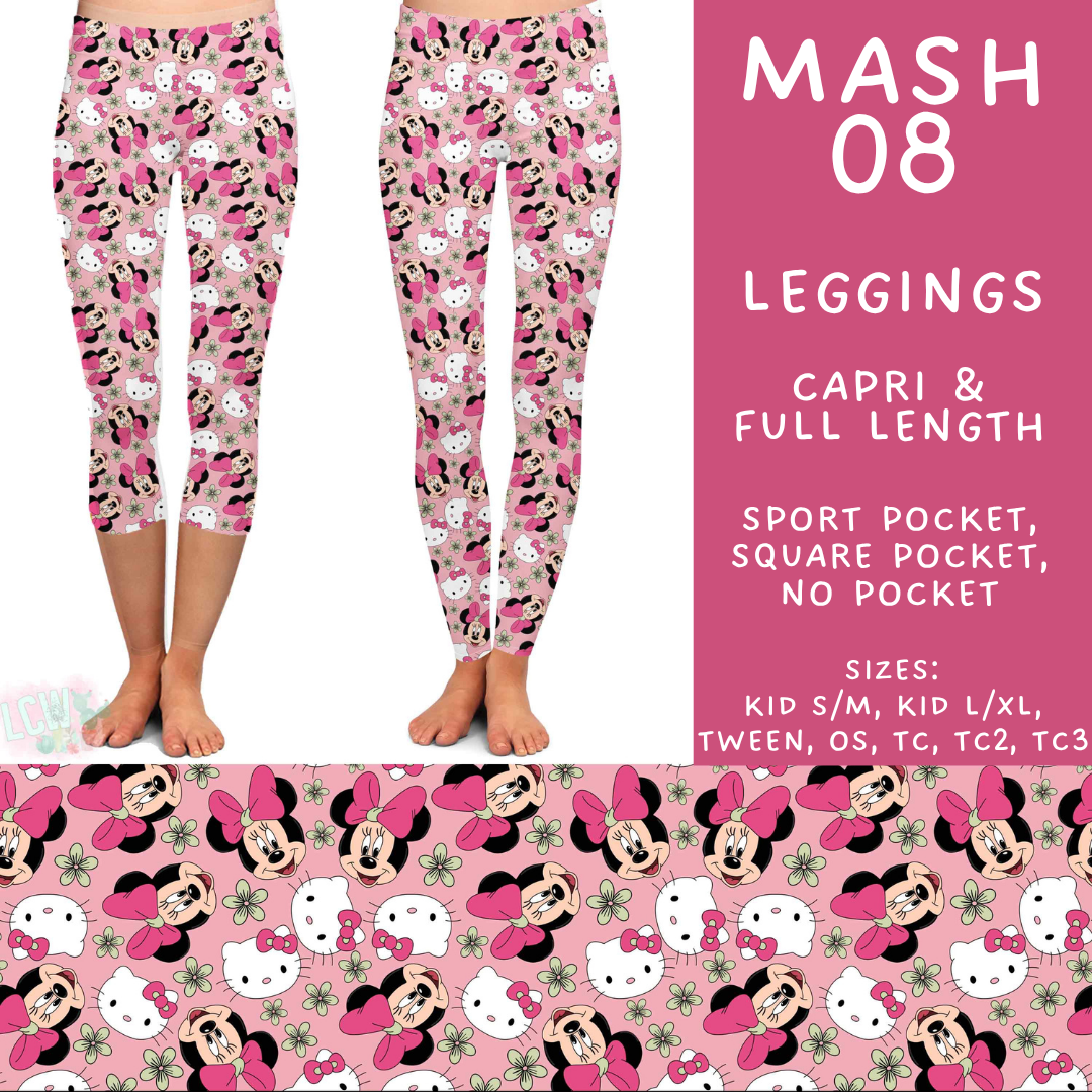 Batch #546 - Character Mash - Closes 6/22 - ETA late August - Mash 08 Full and Capri Length Leggings
