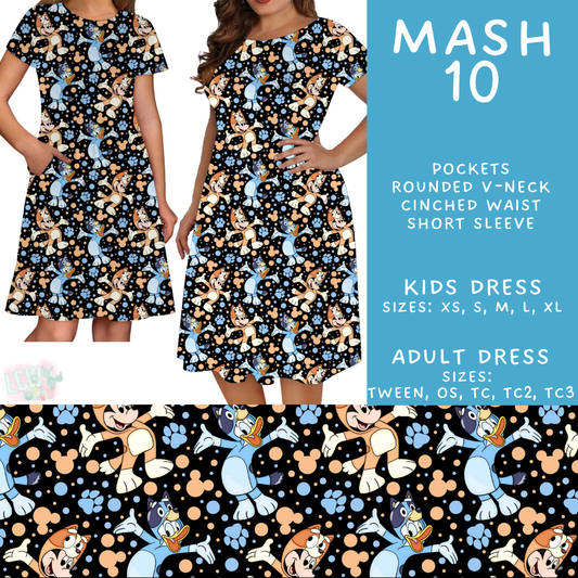 Batch #546 - Character Mash - Closes 6/22 - ETA late August - Mash 10 Adult & Kids Dresses