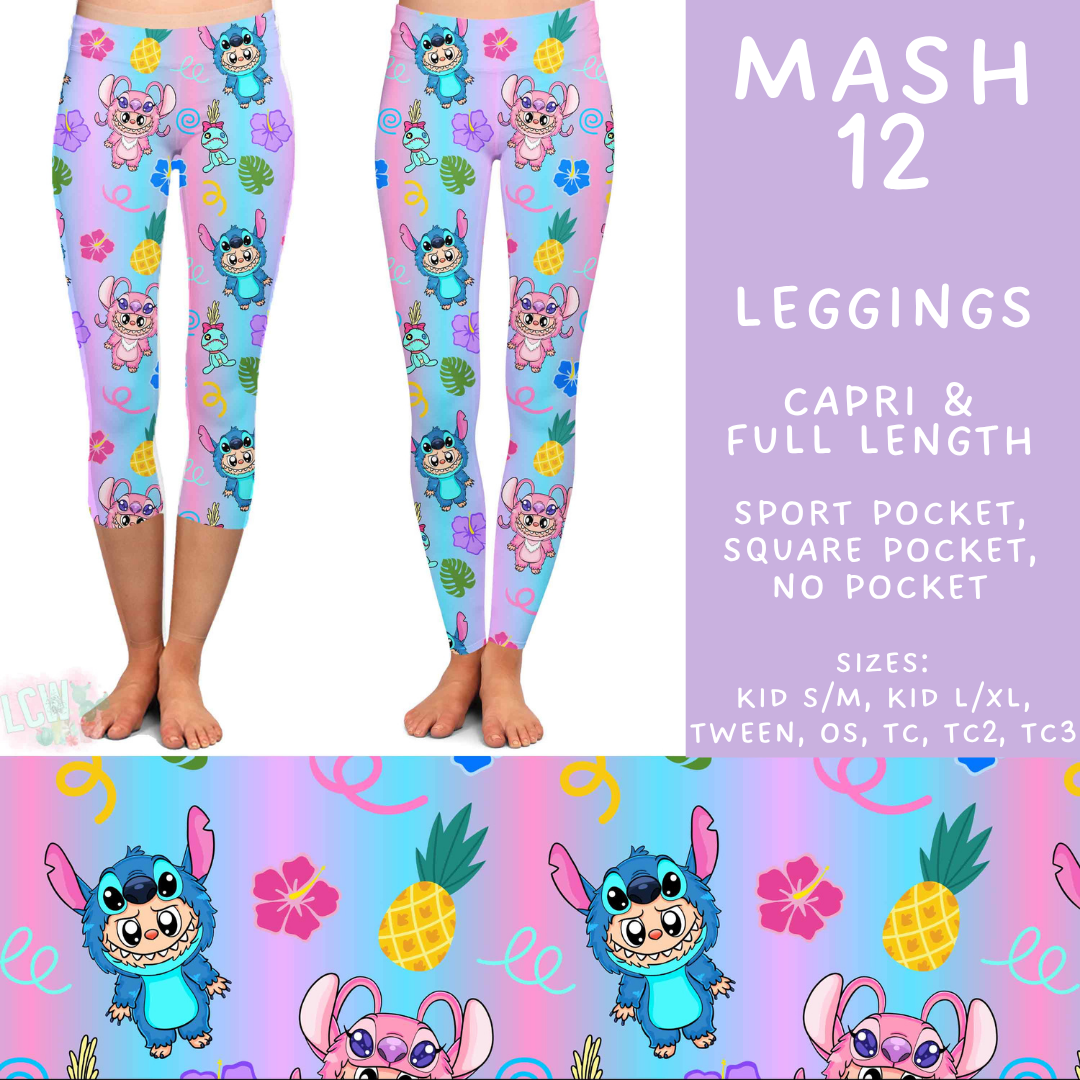 Batch #546 - Character Mash - Closes 6/22 - ETA late August - Mash 12 Full and Capri Length Leggings