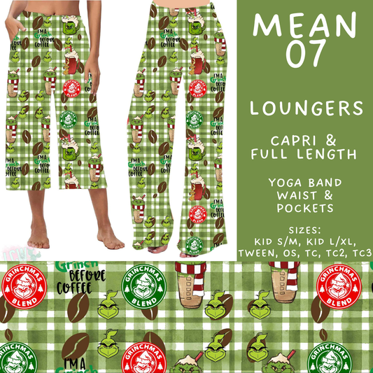 Batch #599 - Mr Mean 3 - Closes 10/16 - ETA early Dec - Mean 07 Capri and Full Length Loungers