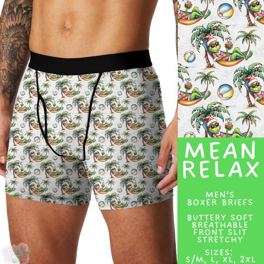 Ready to Ship - Mean Relax Men's Boxer Briefs - L