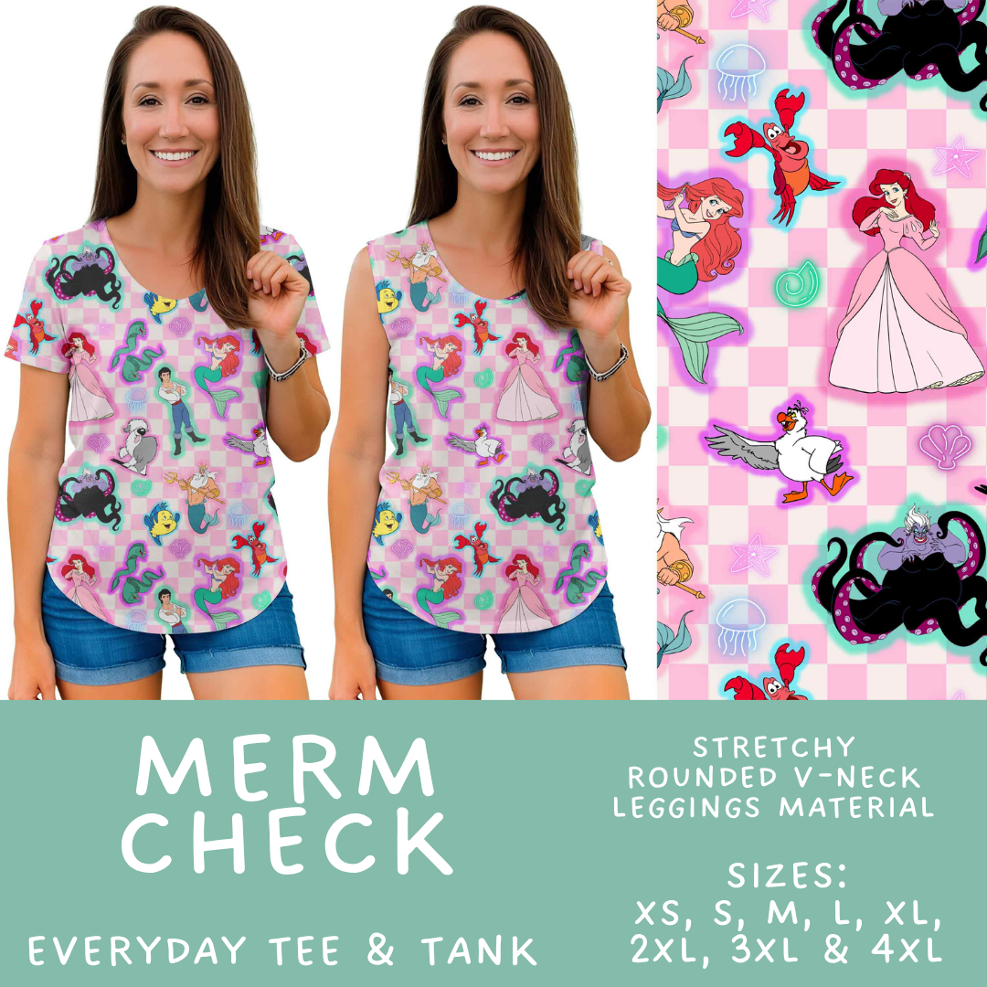 Batch #594 - Magical Faves 25 - Closes 10/5 - ETA early Dec - Merm Check Everyday Tank & Tee