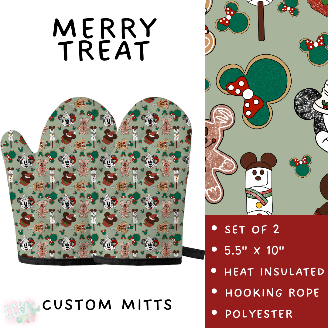 Batch #591 - Baking Spirits Bright 3 - Closes 9/28 - ETA mid/late Nov - Merry Treat Oven Mitts