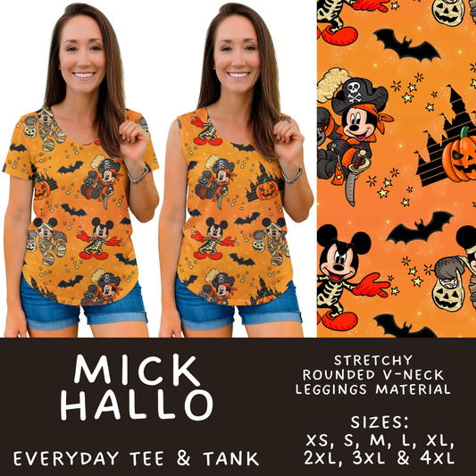 Batch #567 - Magical Character Halloween - Closes 8/10 - ETA early Oct - Mick Hallo Everyday Tank & Tee