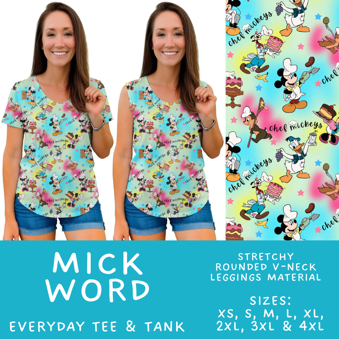 Batch #608 - Magic in Words - Closes 11/4 - ETA early Jan - Mick Word Everyday Tank & Tee