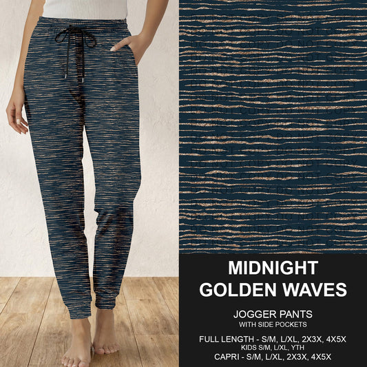 B316 - Preorder Midnight Golden Waves Joggers (Closes 10/11. ETA: mid Dec.)