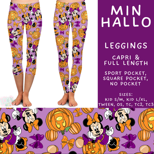 Batch #567 - Magical Character Halloween - Closes 8/10 - ETA early Oct - Min Hallo Full and Capri Length Leggings