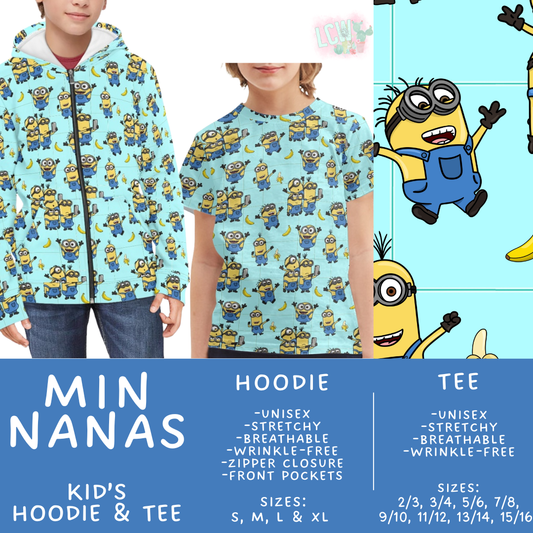 Batch #563 - Made for Play Collection - Closes 7/31 - ETA late Sept - Min Nanas Kid's Unisex Hoodie & Tee