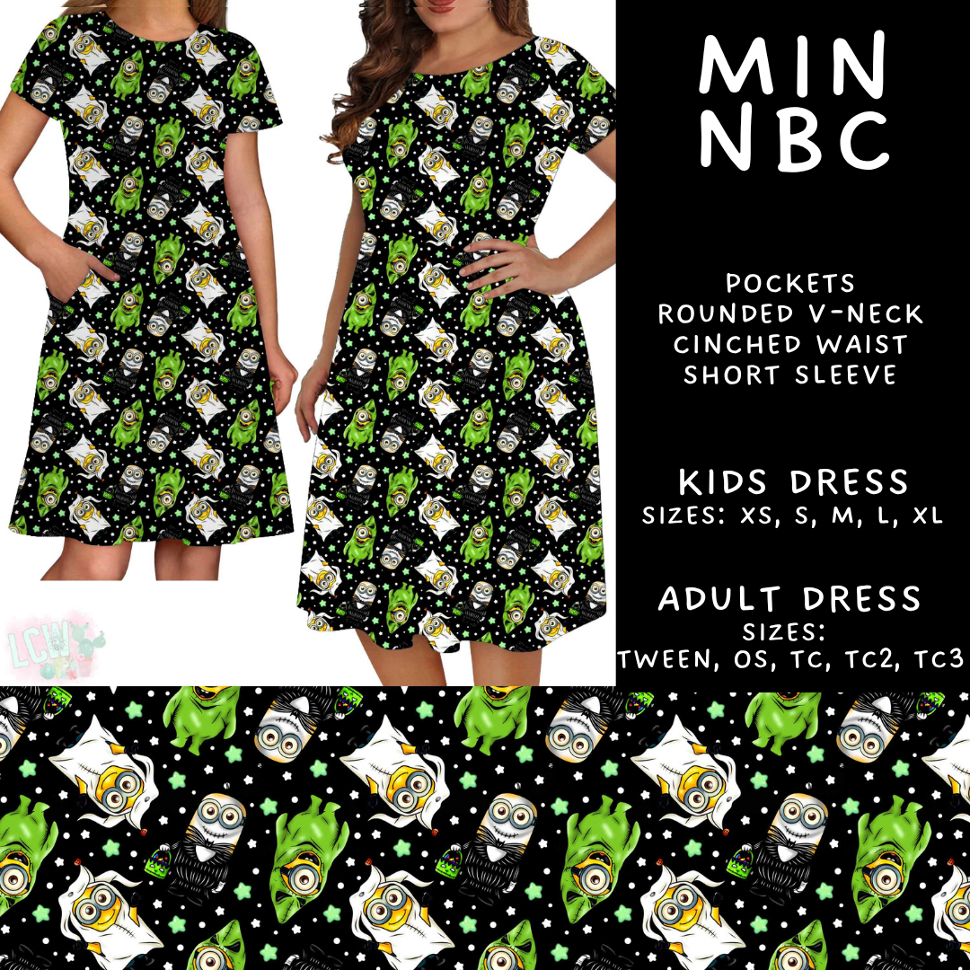 Batch #586 - Cool Characters 18 - Closes 9/16 - ETA mid Nov - Min NBC Adult & Kids Dresses