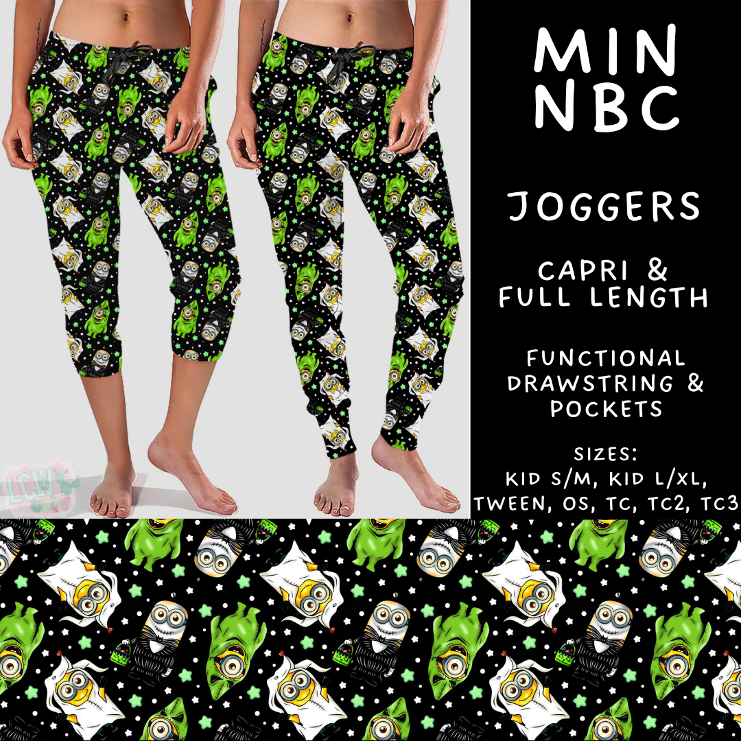 Batch #586 - Cool Characters 18 - Closes 9/16 - ETA mid Nov - Min NBC Full and Capri Length Joggers