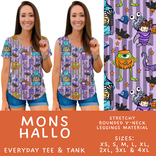 Batch #567 - Magical Character Halloween - Closes 8/10 - ETA early Oct - Mons Hallo Everyday Tank & Tee
