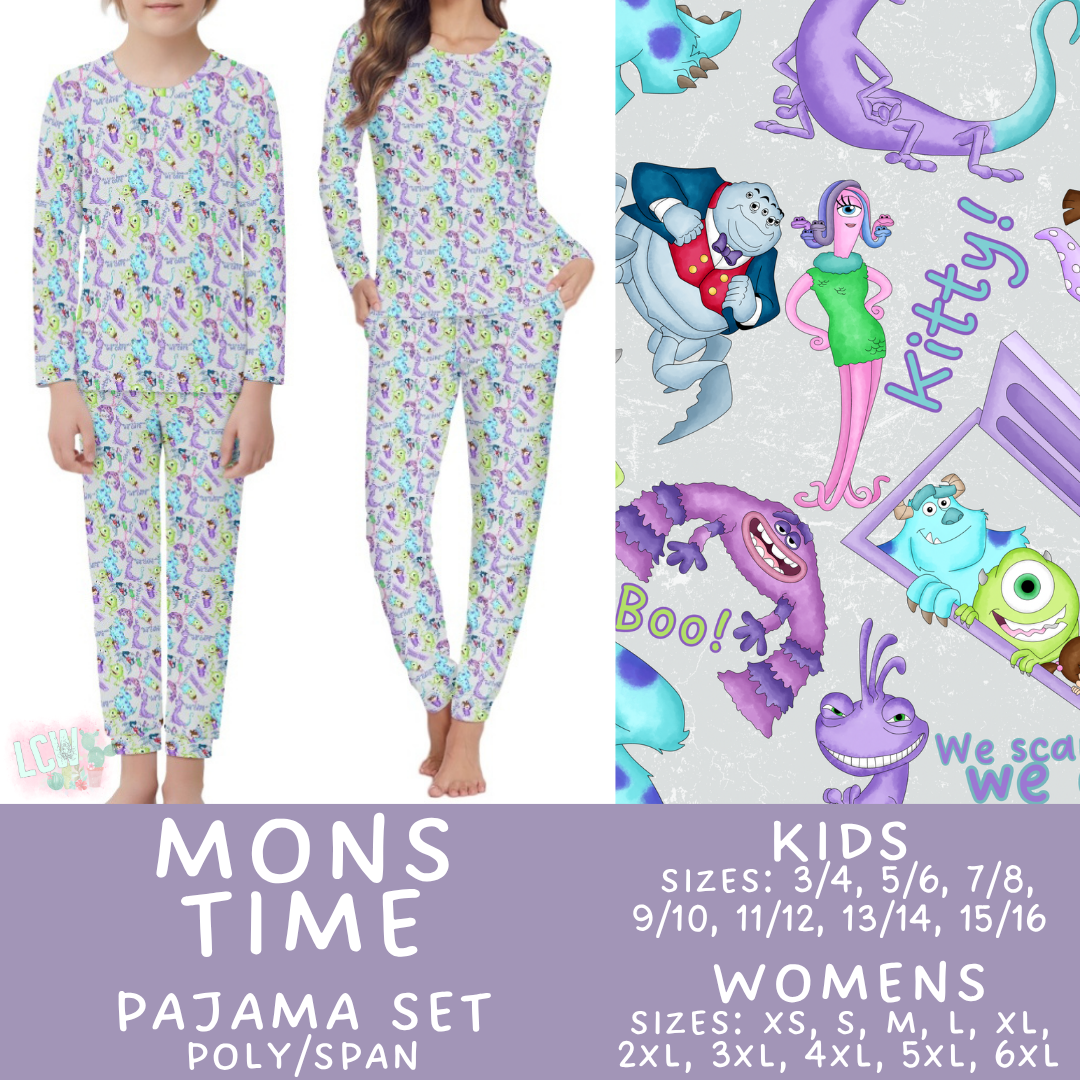 Batch #587 - Family Pajamas 2 - Closes 9/18 - ETA mid Nov - Mons Time Women's & Kid's Pajama Sets