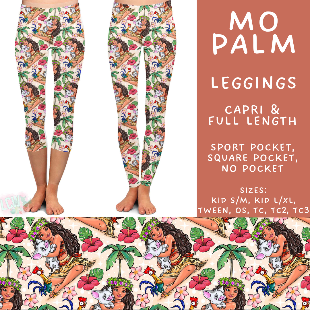Batch #572 - Magical Faves 23 - Closes 8/19 - ETA mid October - Mo Palm Full and Capri Length Leggings