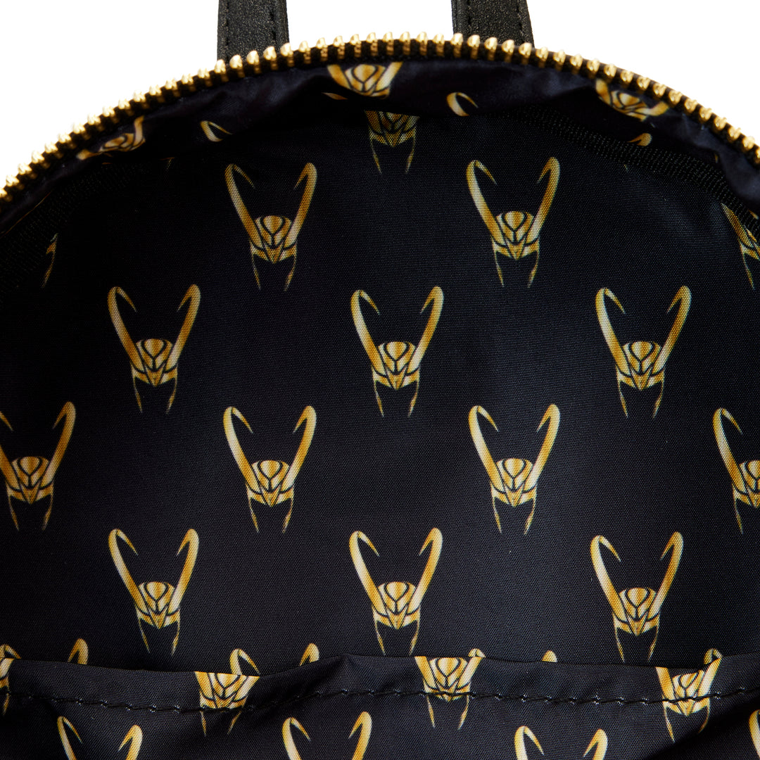 Loungefly Marvel Metallic Loki Mini Backpack