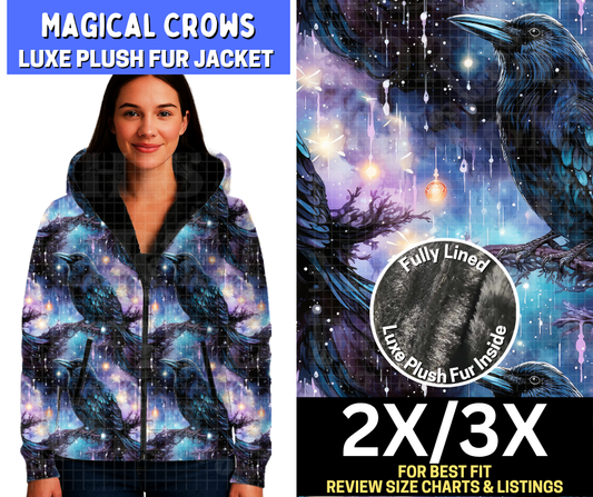 Magical Crows Luxe Fur Jacket