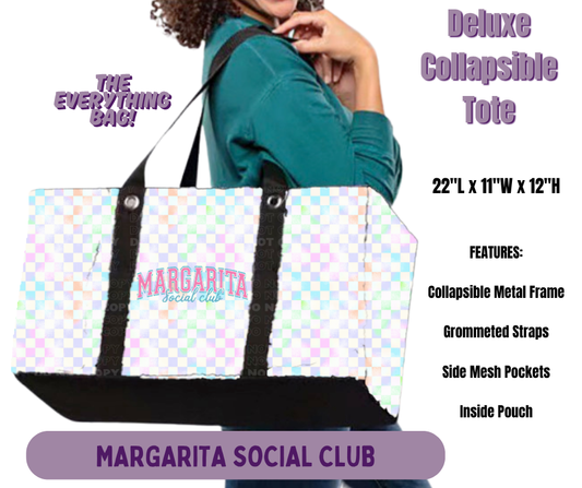 Margarita Social Club Collapsible Tote