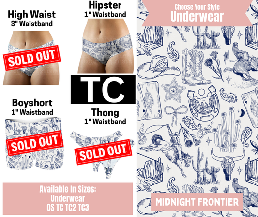 Midnight Frontier Hipster Underwear