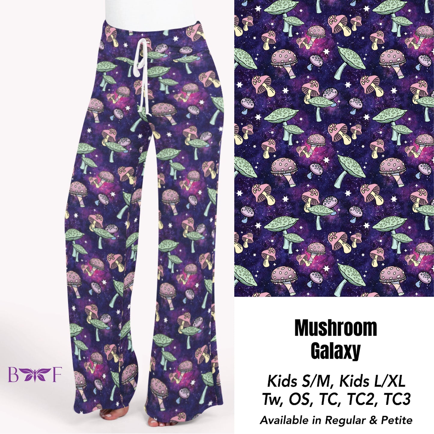 Mushroom galaxy leggings, Capris, and Lounge Pants