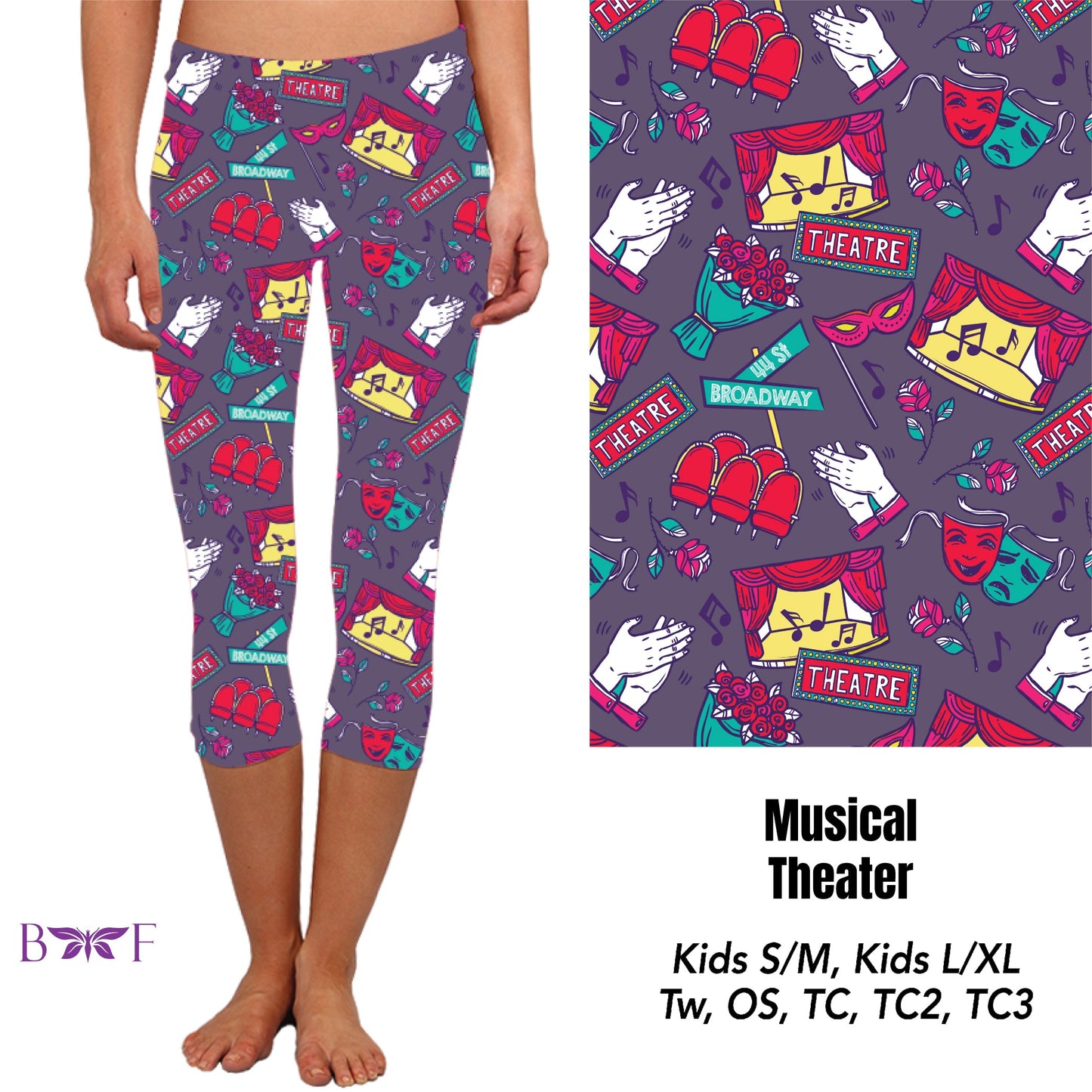 Musical Theater Leggings, Capris, Lounge Pants and Joggers