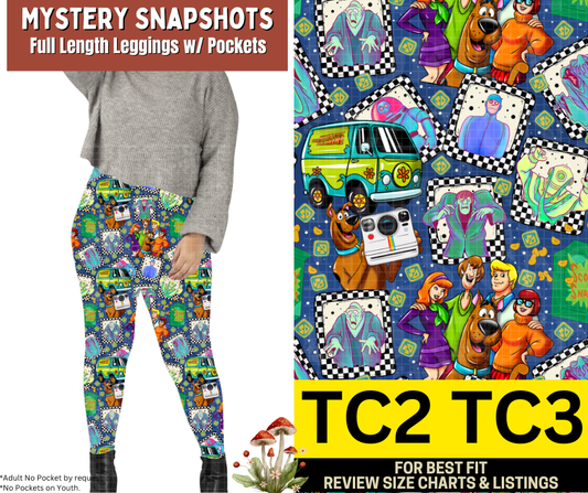 Mystery Snapshots Leggings Choose Fleece or Traditional