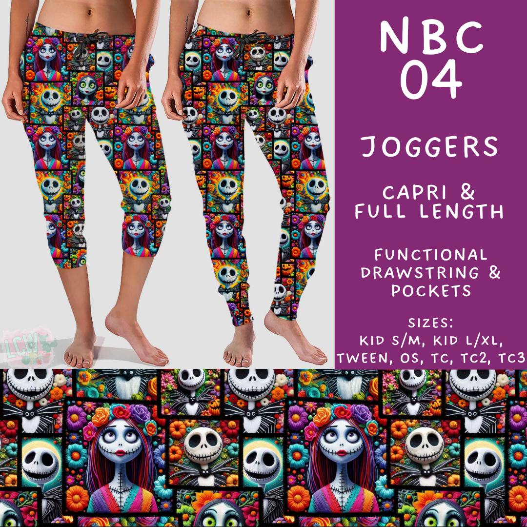 Batch #564 - NBC 4 Collection - Closes 8/3 - ETA early October - NBC 04 Full and Capri Length Joggers