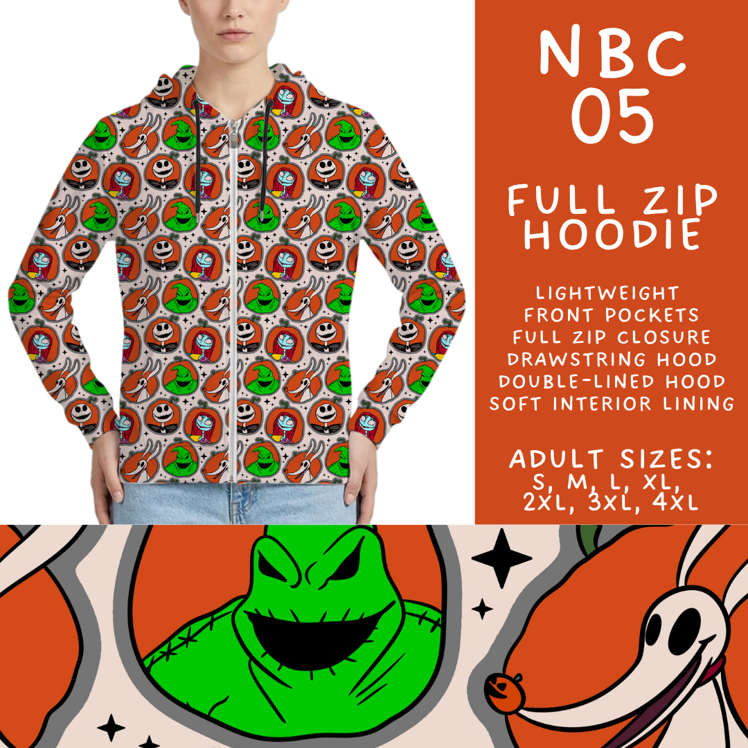 Batch #564 - NBC 4 Collection - Closes 8/3 - ETA early October - NBC 05 Full Zip Hoodie