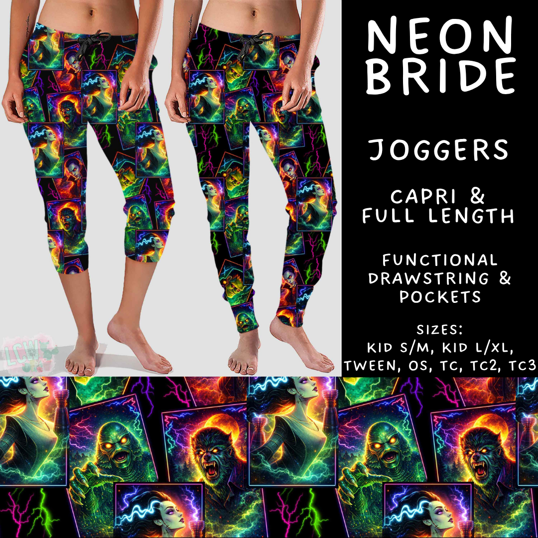 Batch #534 - April Request Run - Closes 5/25 - ETA late July - Neon Bride Full and Capri Length Joggers